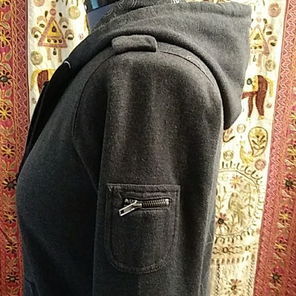 Full Tilt La Fleur Full Zip, Arm Zip Hoodie - Picture 2 of 8